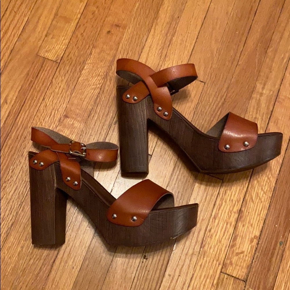 Brown Boho heels